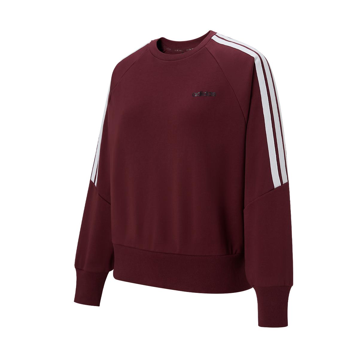 

Adidas Three Stripes Pullover Crewneck Long Sleeve Sweatshirt Women sweatshirt KQ5365 L