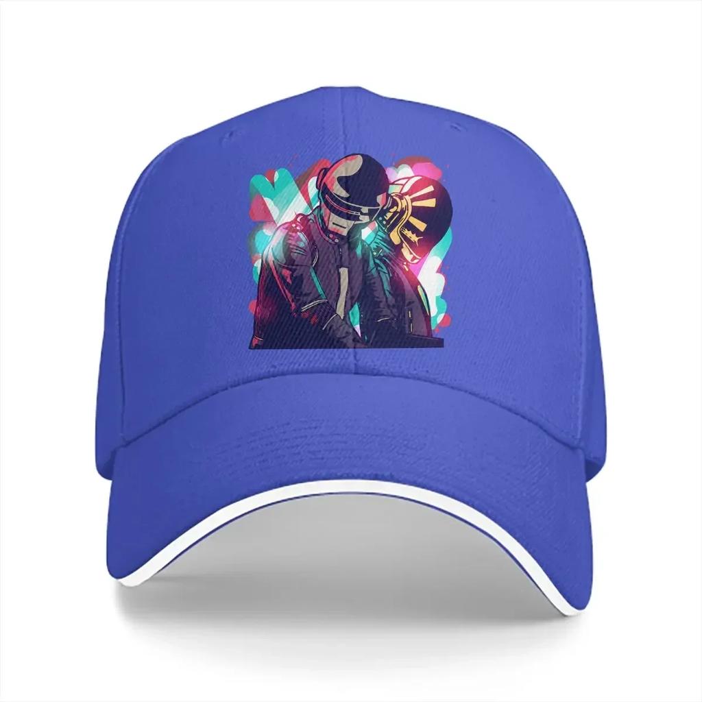 Pure Color Dad Hats Neon Party Unisex's Hat Sun Visor Baseball Caps Daft Punk Peaked Cap