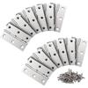Piano Hinge - AIMOONSA - 66 Mm - Stainless Steel - 24 Pieces - To Screw