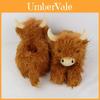Highland Cow Plush Slipper Warm Indoor Home Xmas Gift