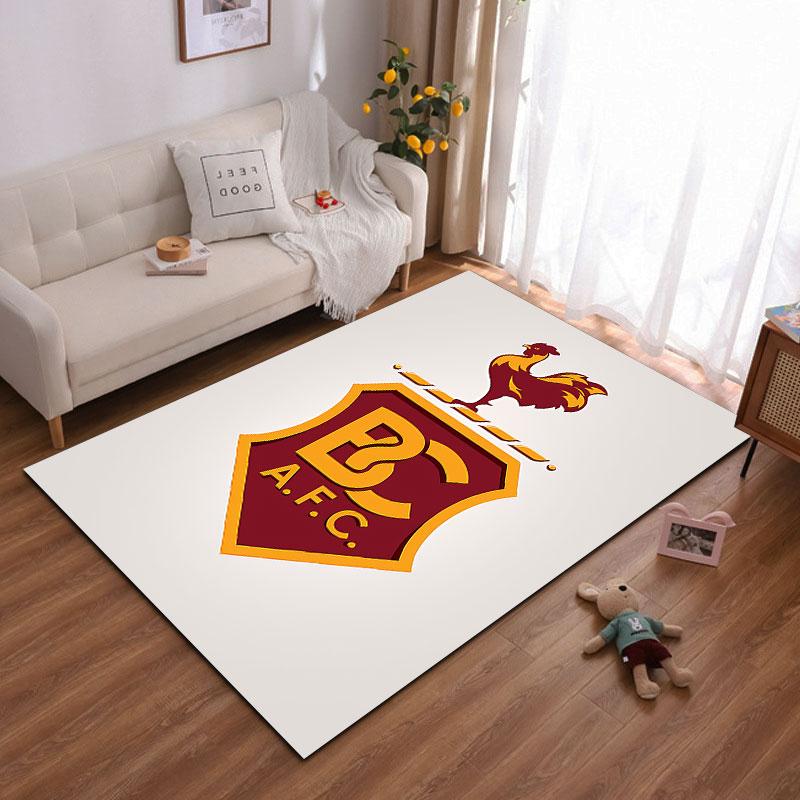 Bradford City A.F.C Logo geeignet als rutschfeste Matte für das Wohnzimmer oder Schlafzimmer Sofa