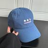 Cute Butterfly Embroidered Cotton Baseball Cap With Wide Brim For Sunblock And Daily Wear