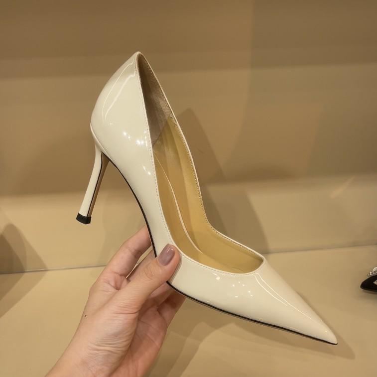 Leder Spitzschuh Stiletto High Heels 2025