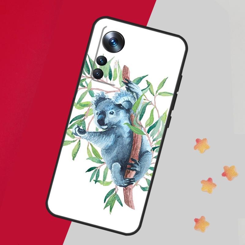 Koala and Eucalyptus Case For Xiaomi 15 Ultra 13 14 11T 12T 13T 14T Pro Cover For POCO F7 F6 F5 X3 X5 X6 X7 Pro
