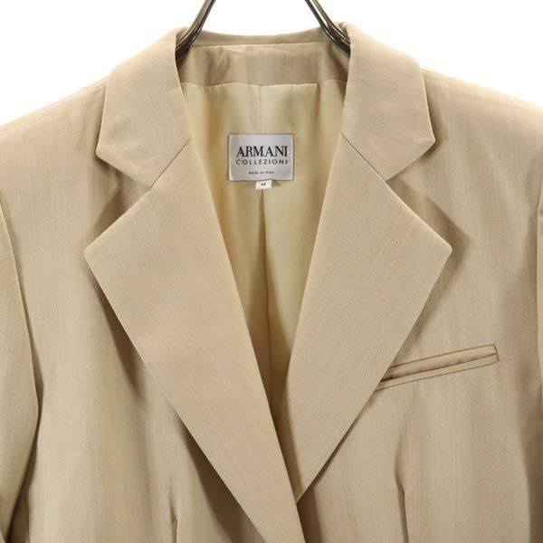 ARMANI COLLEZIONI Made in Italy Wool Blend tailored jacket 44 blazer Women Used