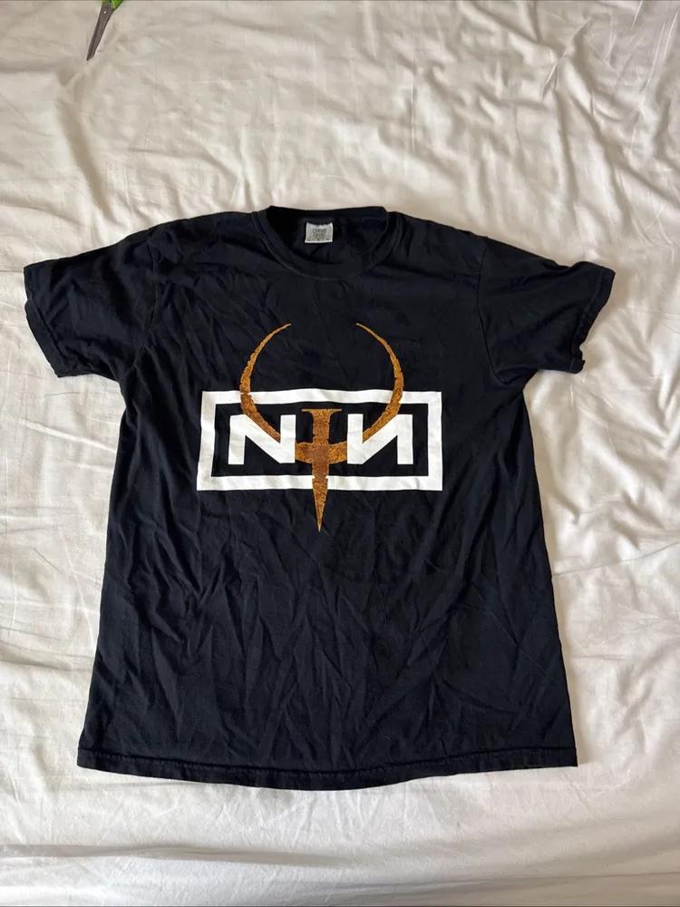 Unisex Short Sleeve Crew Neck Cotton T Shirt Nin Quake Video Game Soundtrack Bootleg XXL