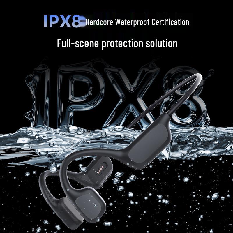 Long-Lasting Bluetooth Bone Conduction Headphones for Sport & Swimming – Open Ear, Noise Cancelling