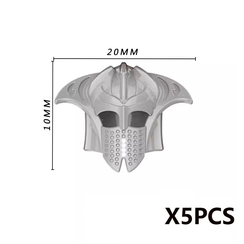 MOC Bausteine Mittelalter Ritter Soldat Actionfiguren Waffen Zubehör Schwert Speer Umhang Weste Helm Rüstung Geschenk Spielzeug Stein