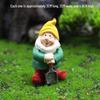 Moss Micro Landscape Garden Gnome Resin Figurine - Christmas Elf Decor