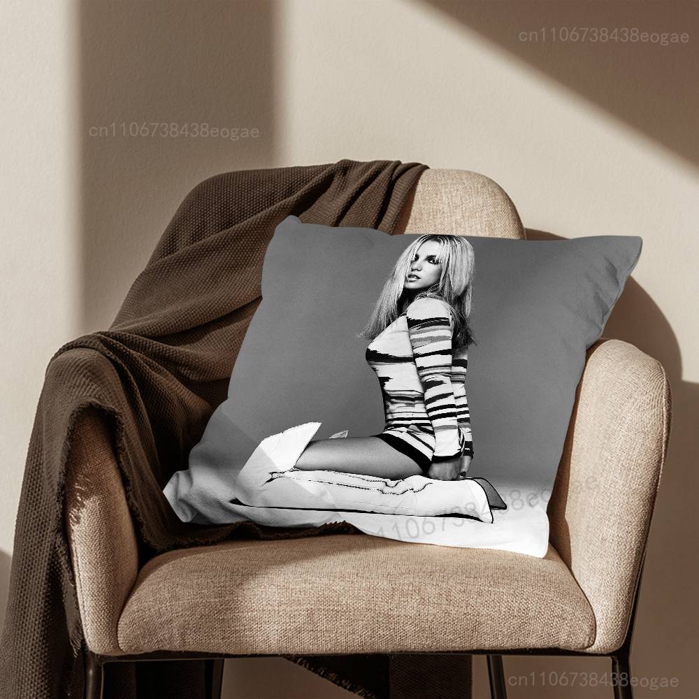 Singer B-Britneys S-Spears Pillow Case For Room Sofa Cushion Cover Suitable For Home Bedroom Decoration And Protector