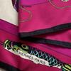 Used HERMES SOIES VOLANTES Hermes Silks Flying Silk Scarf Carr 90 Pink White Large Vintage