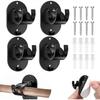No-drill, Self-adhesive Curtain Rod Brackets for Home and Bathroom. Hooks Included.,zxl