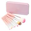 7Pcs Facial Makeup Brush Set Soft Bristles Comfortable Handle Face Eye Makeup Brushes for Beginners