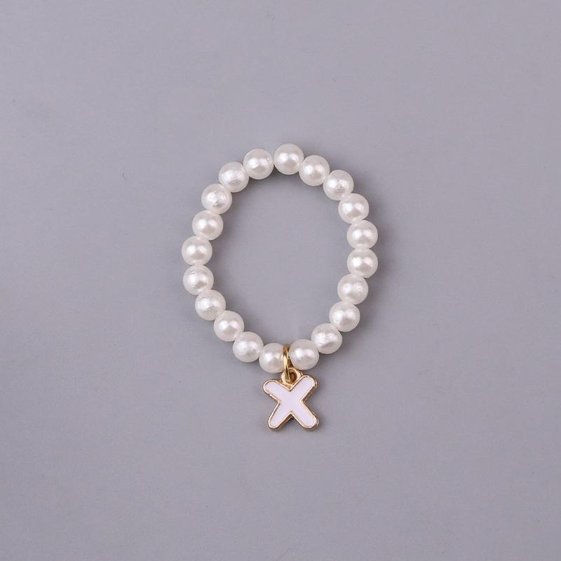 

Doll Necklaces, Elegant Sweet 26 Letters Pearl Necklace Cute Doll Accessories For 10.5Cm 4.0 Mini Doll Chain Jewelry & Outfit A24