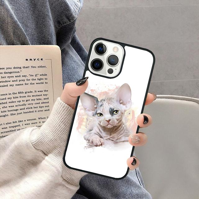 FUNNY NAKED CAT SPHINX Phone Case Cover for iPhone 17 Air 16 16e 15 13 14 11 12 Pro Max Max Plus coque fundas Shell