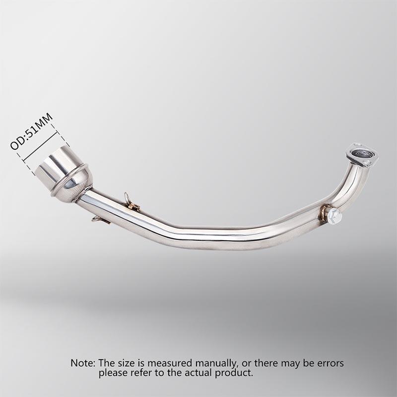 Motorcycle Engine Modification GY6 125 150 Full Exhaust System Front Section, Rear Section, Muffler 51mm Universal Fit