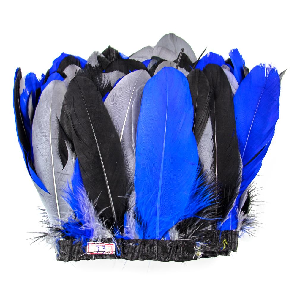 1M 2M Natural Goose Feather Fringe Premium Swan Plumes Ribbon Carnival Costume Dress Decoration Crafts Goose Trim