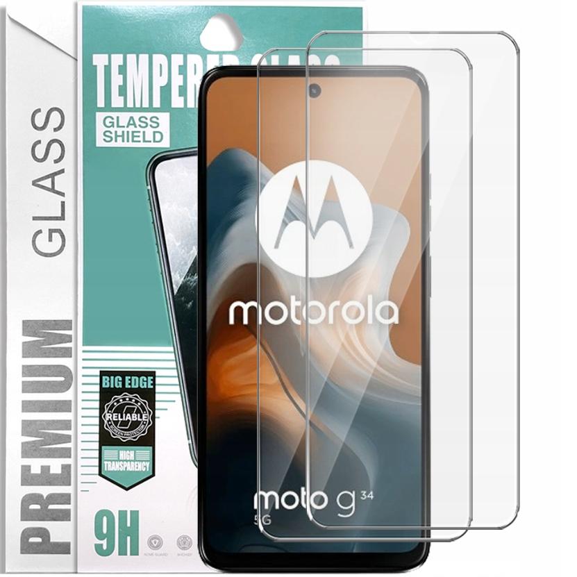 2x PremiumGlass 9H Tempered Glass for Motorola Moto G34 5G