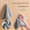 3 PC Thickened bamboo charcoal fiber cloth, absorbent and non-stick oil, towel, kitchen, multi-functional, antibacterial, soft, and cleaning cloth