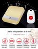 Senior Wireless Emergency Call Button for Long-Distance Assistance: One-Touch Bedside Alarm Bell