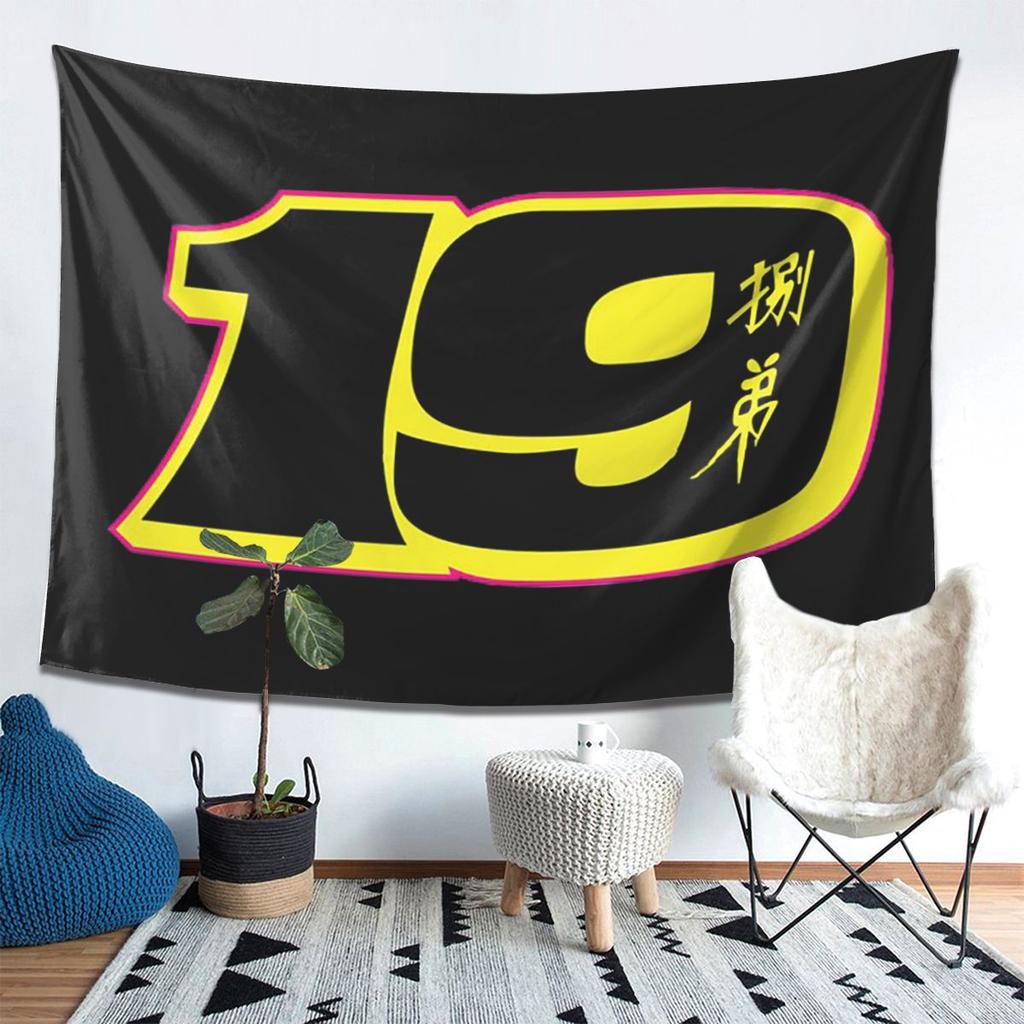 Alvaro Bautista Number 19 Tapestry Decoration Art Aesthetic Tapestries for Living Room Bedroom Home Wall Cloth Wall Hanging