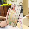 Back Cover Protective Phone Case For HTC Desire 20 Plus/D20+ Lanyard Kickstand Silicone Wrist Strap Oil Painting Ring