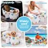 Foldable Baby Bathtub Multifunctional Portable Bath Tub Large Toddler Bath for Age 0-8 Suitable for Travel and Small Spaces
