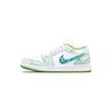 Air Jordan 1 Fantasy Forest Low Top Vintage Basketball Shoes Men's Green White HF4823-100(Team2267-)