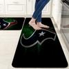 Houston Texans Flannel Kitchen Mat Christmas Soft Area Rug Non Slip Floor Carpet Home Decoration