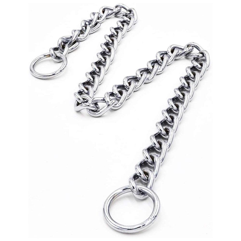 Metal Dog Training Choke Chain Collars for Small Medium Large Dogs Pitbull Bulldog Strong Stainless Iron Dog Slip P China Collar