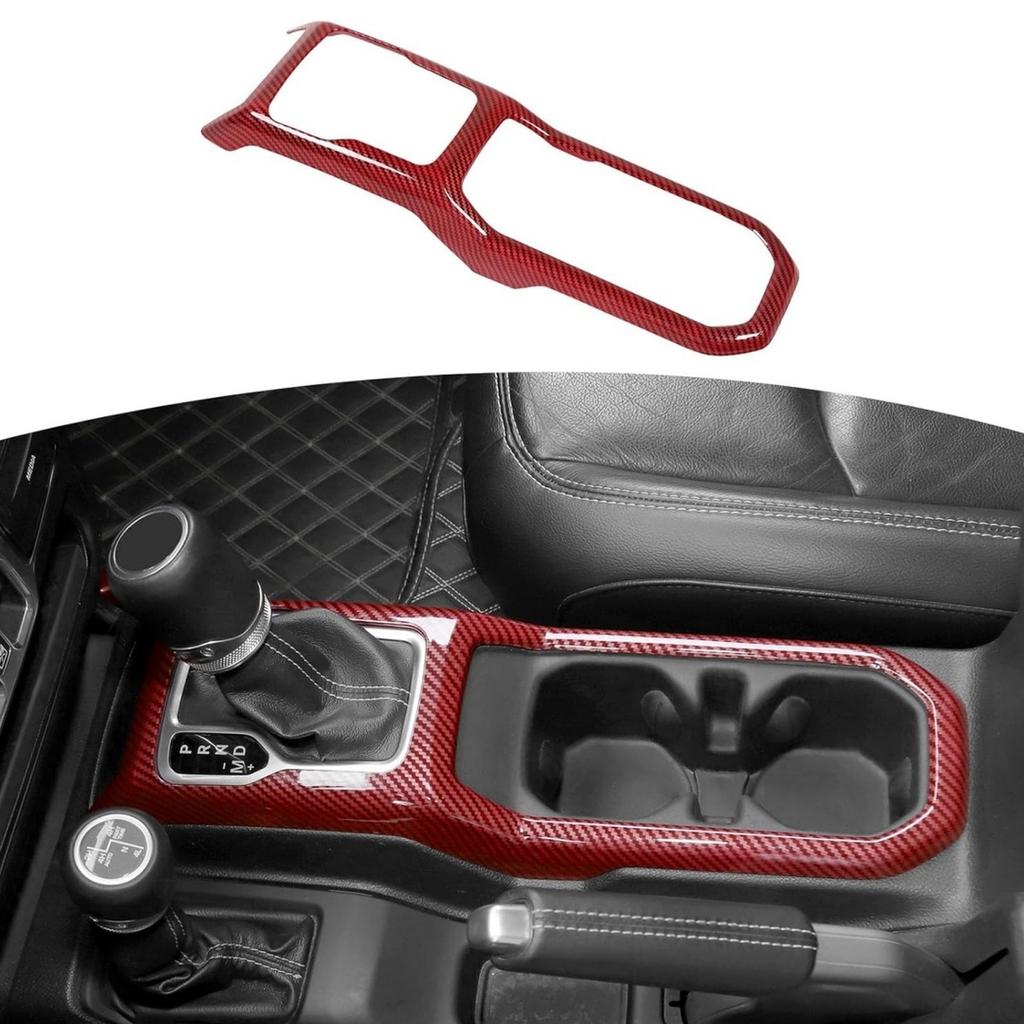 JIDIXIAN Cup Holder Gear  Panel Decoration Cover for   JL   2018 2019 2020 2021 2022 2023 2024 Up