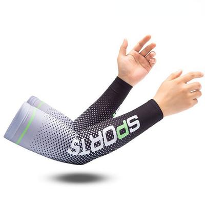 1 Pair UV Sun Protection Cooling Arm Sleeve Sun Cover Sleeve Sports Basketball Golf Arm Protection Long
