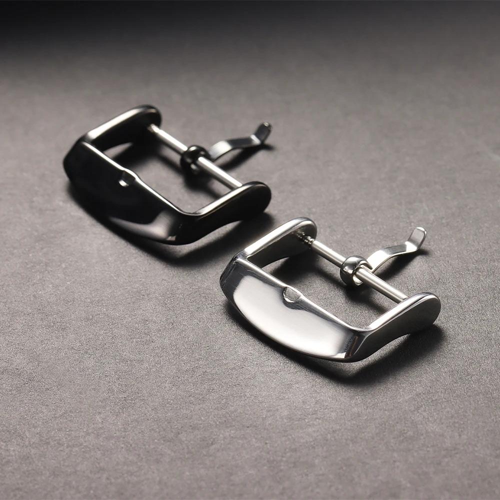 16mm 18mm 20mm 22mm Watchbands Metal Buckle Stainless Steel Pin Clasp Watch Accessories for Leather Band Strap Watch Buckle