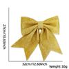 Pearl Stylish Cotton Glitter Bow Ornaments Ideal For Holiday Decor And Diy Projects Craft