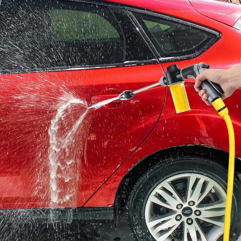 T8 Rubber-Coated High-Pressure Spray Gun for Gardening, Landscaping, and Car Wash