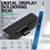 Cordless Soldering Iron Kit, Rechargeable Portable Soldering Gun with Digital Display, 180-450°C Adjustable Temperature, with Stand/Solder Wire