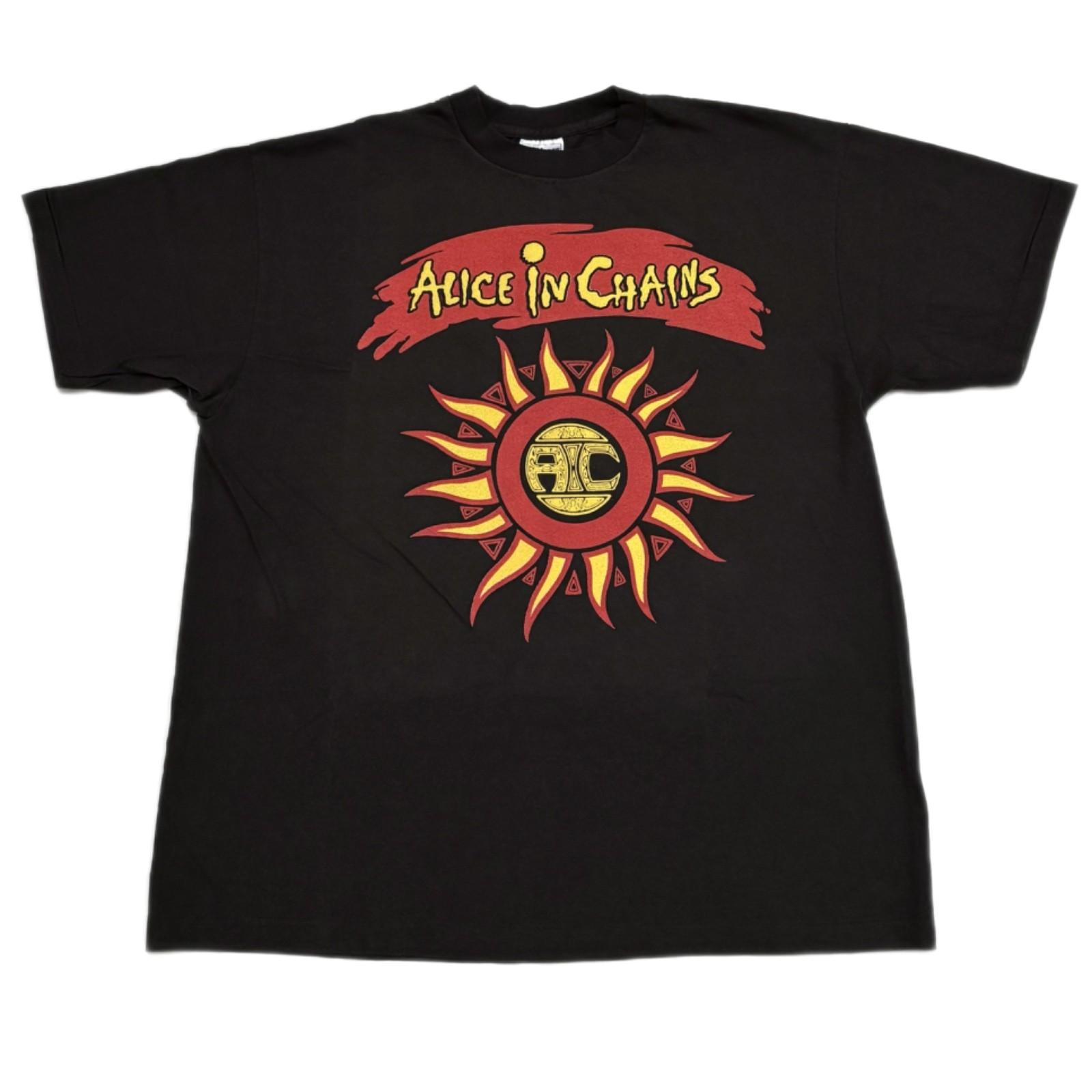 ALICE IN CHAINS SCREAMING TREES Vintage 1992 Tour Concert Band XL Shirt REPRINT XXL