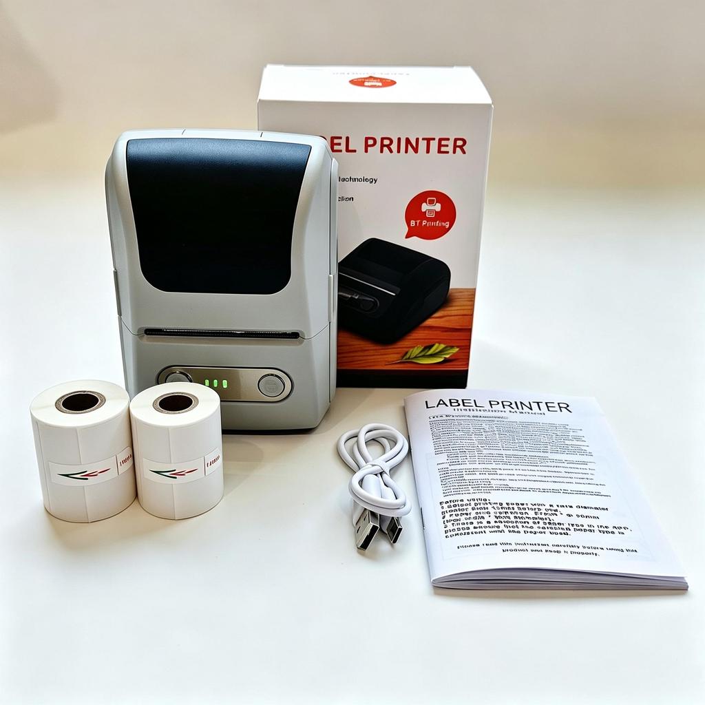 Portable Bluetooth Mini Thermal Label & Barcode Printer