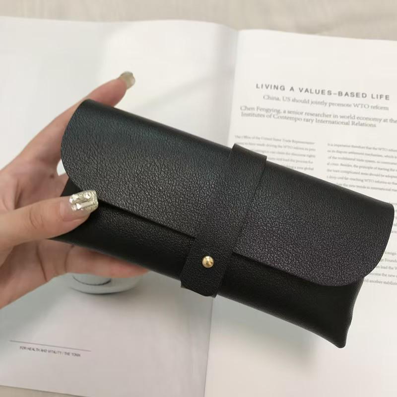 Large-Capacity Men's and Women's Sunglasses Case: Portable, Anti-Pressure, High-End Sports Zipper Storage Bag