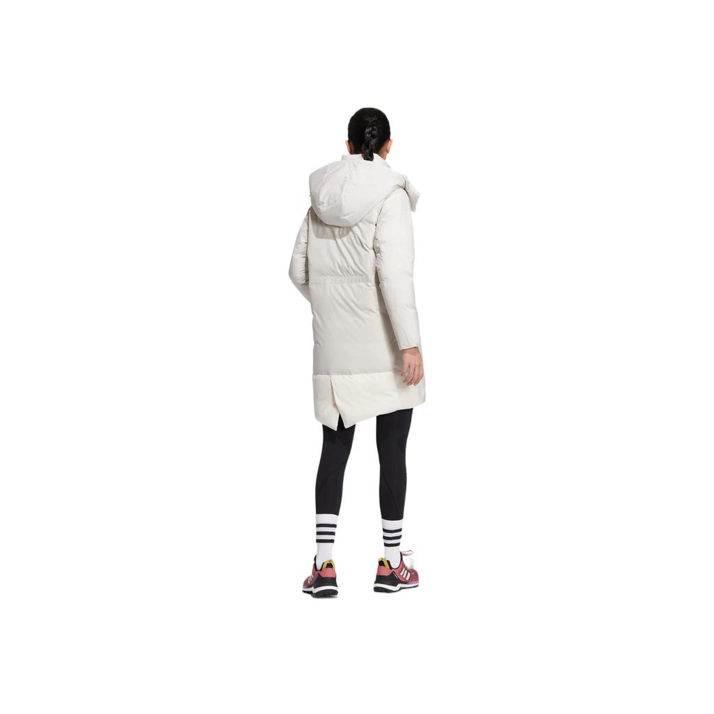 adidas Womens Long Hooded Down Jacket HN2114