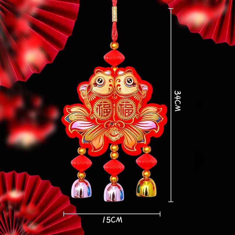 2026 New Year Decoration Horse Year Door Tassel Pendant Chinese Spring Festival Hanging Decoration Tet Hanging Ornament