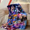 1pc Digital Print Nap Blanket, Kpop Demon Hunters Blanket for Home Use, All Season Warmth, Christmas and Valentine's Day Gift Blanket