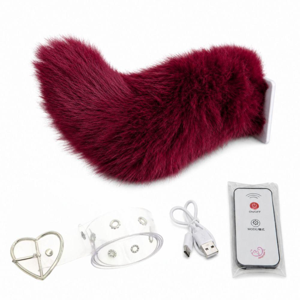 Voice Control Role-playing Belt Plush Electric Tail  Halloween Cosplay Performances, Etc