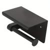 Stainless Steel Bathroom Paper Holder Toilet Roll Holder No Drilling Wall Mount WC Paper Phone Holders Home Paper Towel Holder
