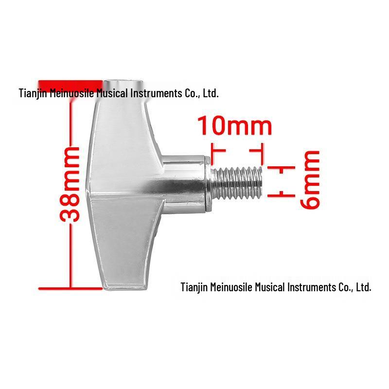Стойка для малого барабана M8 с ручной затяжкой держателя тарелки и полым барашком