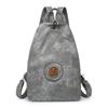 Retro Large Capacity PU Backpack Women's Chest Bag