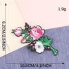  11Pieces Rose Flower Embroidered Iron on Patches Embroidery Applique Patches Sew On Clothing Patches for Clothes Jackets