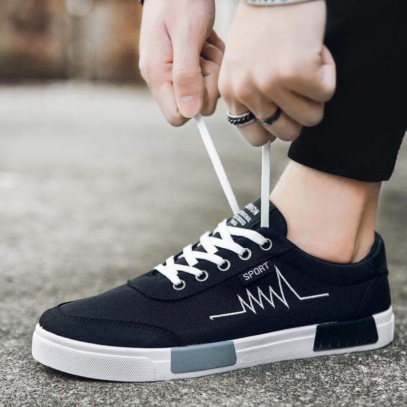 Модные тенденции Мужская обувь Повседневная обувь из ткани для дикой моды Мужская обувь — фото 5