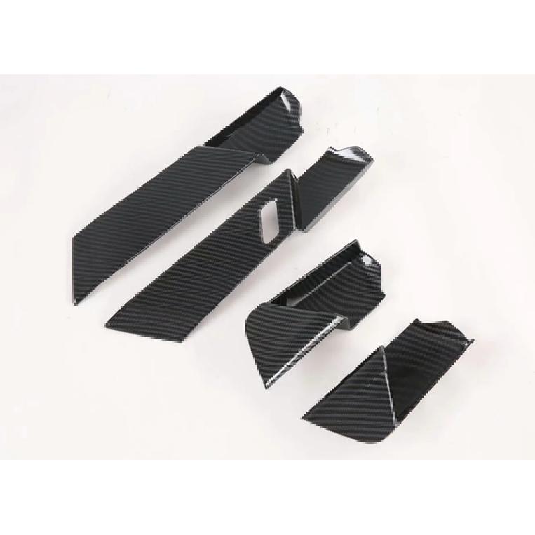 4 Car interior handle decorative strip carbon fiber For Mazda CX-30 -2024