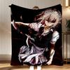 classic game IP The Touhou Project Throw Soft Coral Fleece Blanket 310gsm Fluffy Warm Throw for Sofa Bed Couch Bedroom Decor
